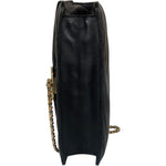 Chanel Black Leather Medium Gabrielle Flap Bag 2011
