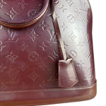 Louis Vuitton Monogram Vernis Alma GM Burgundy
