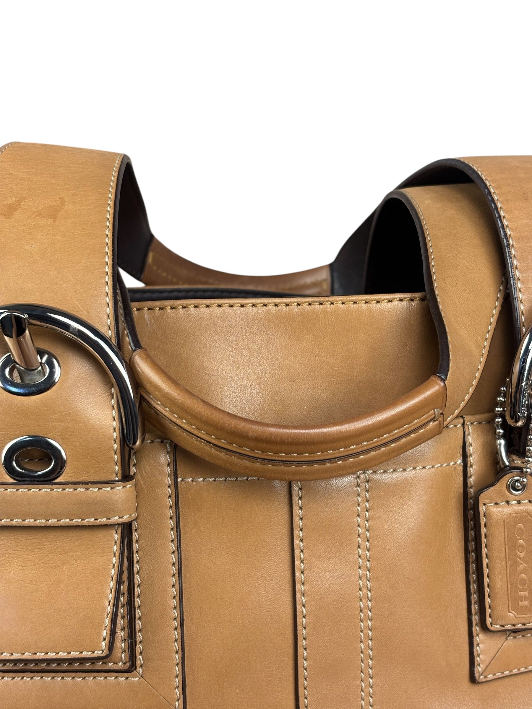 Coach Vintage Tan Brown Soho Shoulder Bag