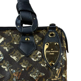 Louis Vuitton Gold Sequins Monogram Speedy Eclipse 30