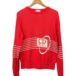 Christian Dior Sport Red Vintage Logo Sweater