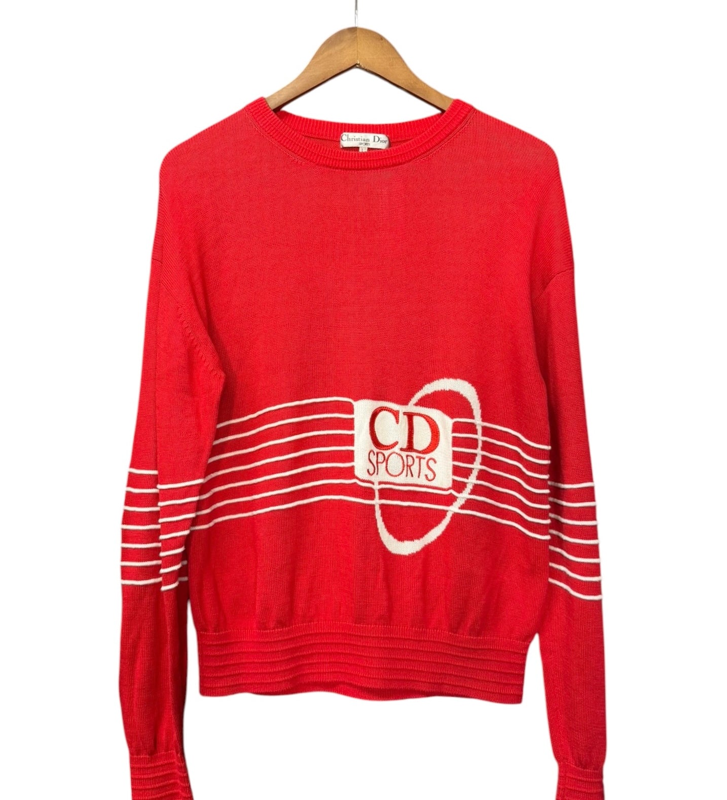 Christian Dior Sport Red Vintage Logo Sweater