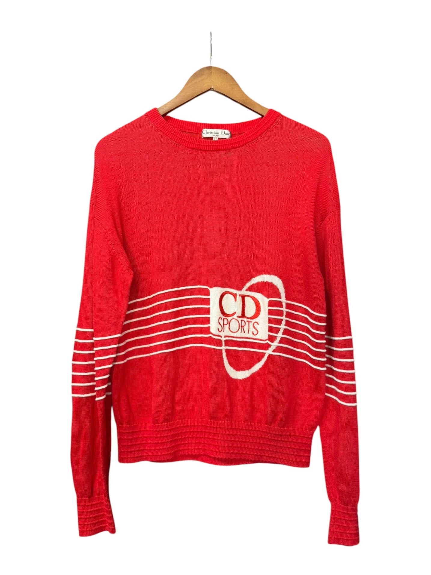 Christian Dior Sport Red Vintage Logo Sweater
