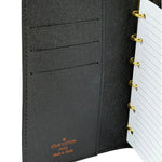 Louis Vuitton Black EPI Leather Agenda MM