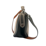 Fendi Tri-Color Leather Dotcom Two-Way Bag
