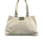 Coach Cream Pebbled leather Carryall Soho Shoulder Bag