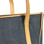 Christian Dior Beauty Parfums Denim/Leather Tote