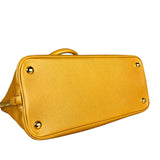 Prada Saffiano Promenade Handbag Mustard
