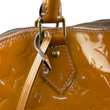 Louis Vuitton Vintage Monogram Vernis Alma MM Handbag Orange