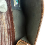 Fendi FF Buckle Canvas Print Compact Wallet