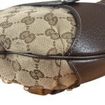 Gucci GG Canvas Bamboo Horsebit Amalfi Hobo