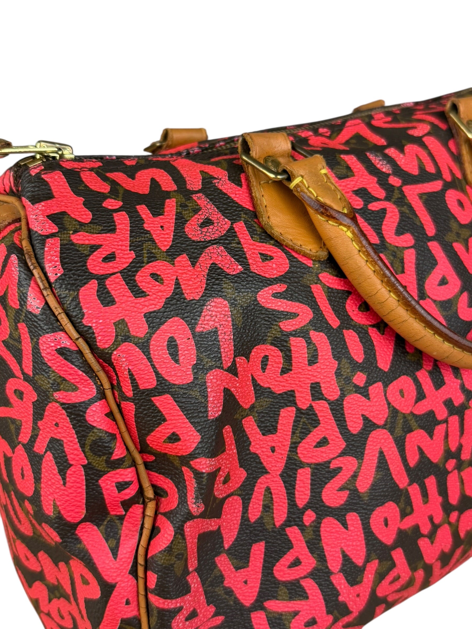 Louis Vuitton x Stephen Sprouse Graffiti Speedy 30 Pink
