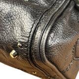 Chloé Grey Metallic Small Paddington Handbag