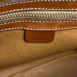 Celine Vintage Leather Macadam Dome Hand Bag