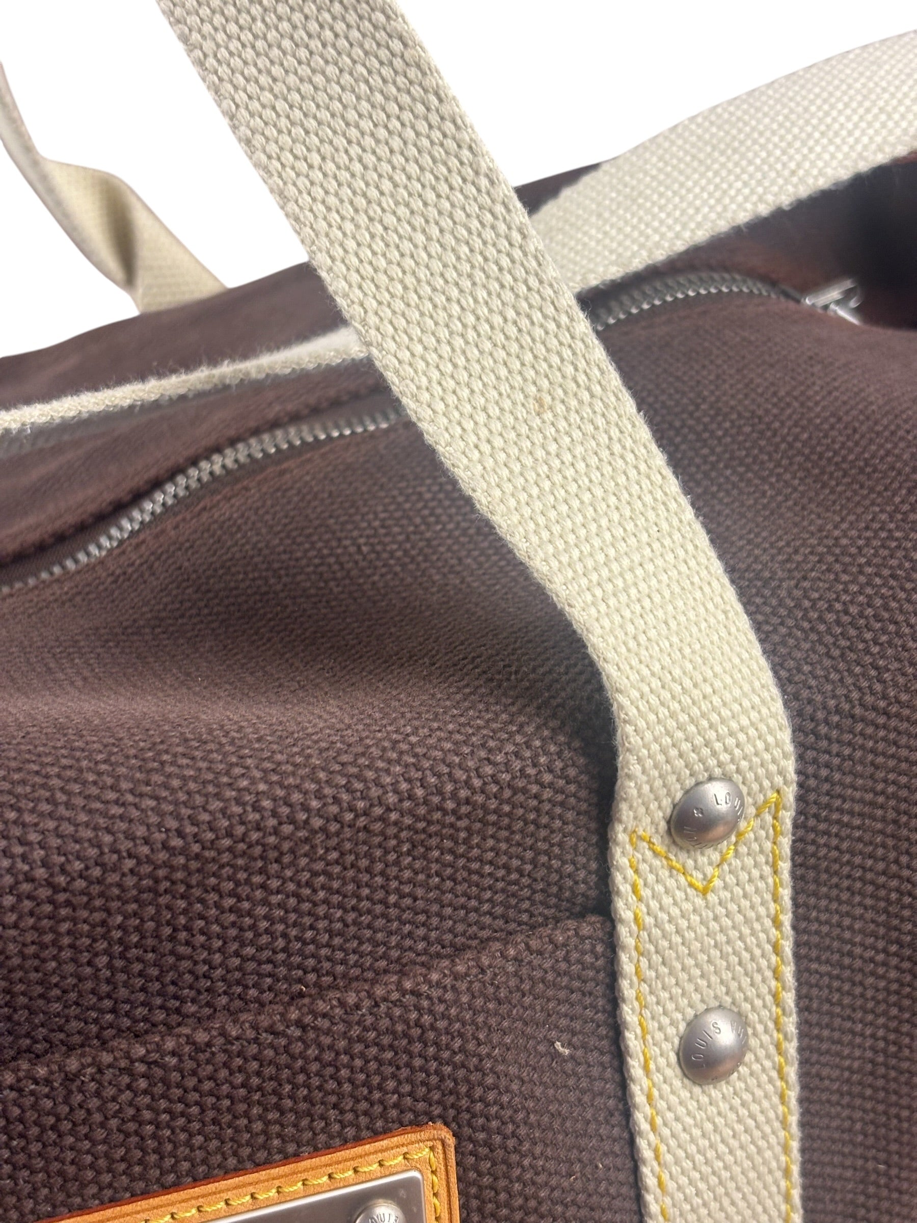Louis Vuitton Brown Antigua Cabas Shoulder Bag GM