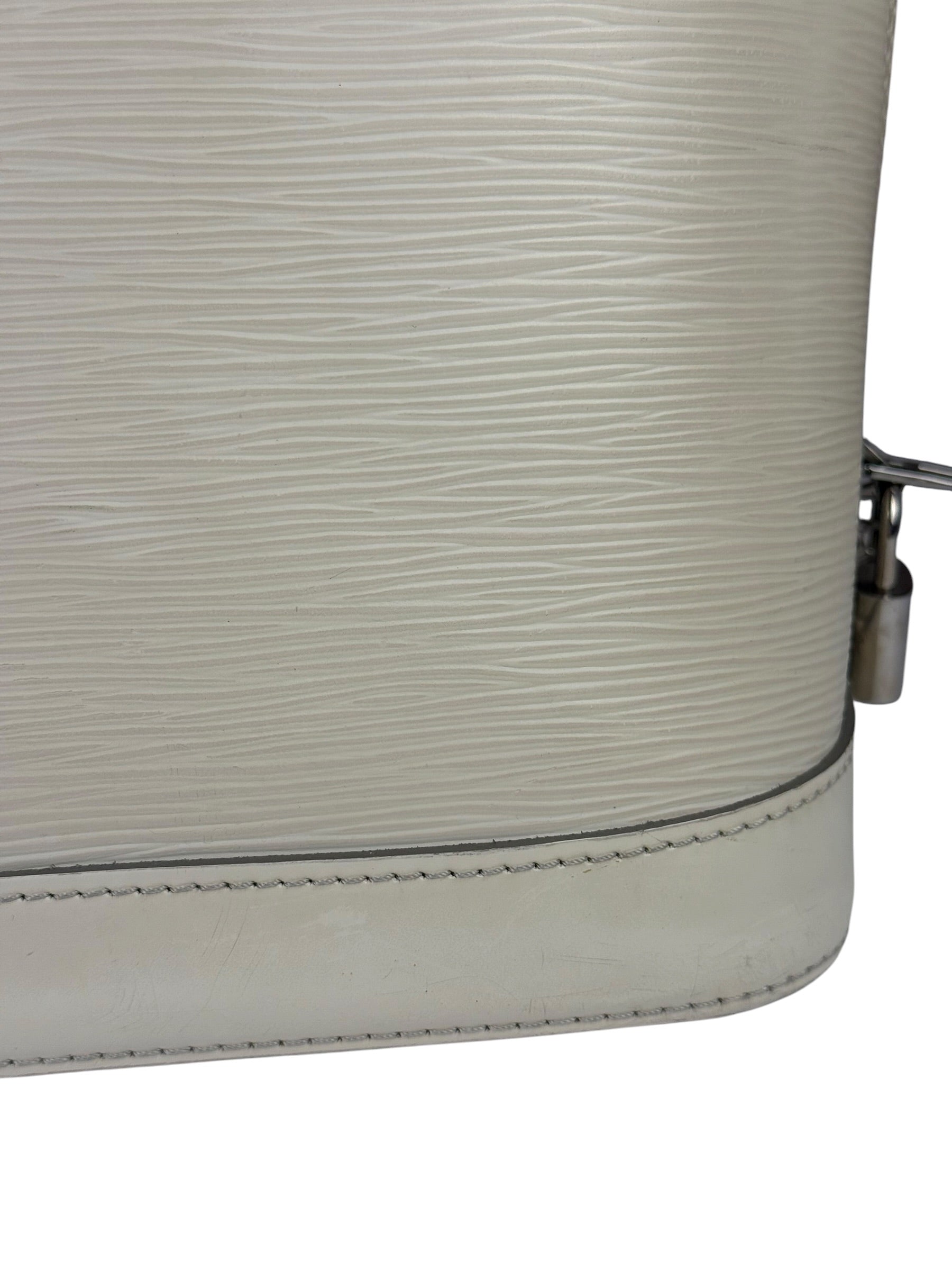 Louis Vuitton Ivorie Epi Leather Alma Handbag MM