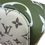 Louis Vuitton Olive Green/Beige Monogram Giant Neverfull MM