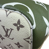 Louis Vuitton Olive Green/Beige Monogram Giant Neverfull MM