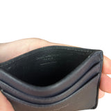 Yves Saint Laurent Leather Cardholder Navy Blue