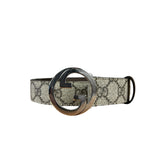 Gucci Coated Canvas Monogram GG Belt