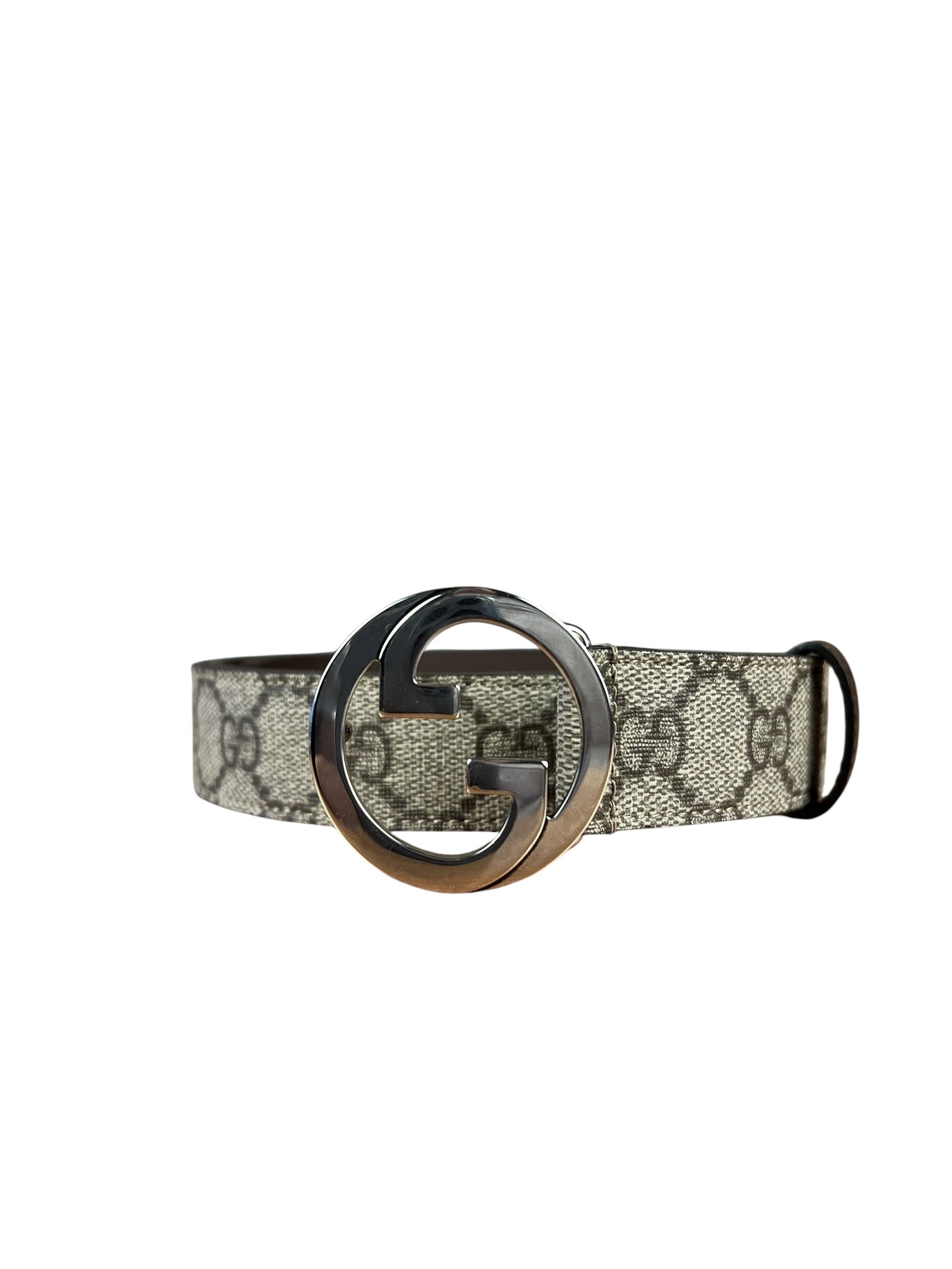 Gucci Coated Canvas Monogram GG Belt