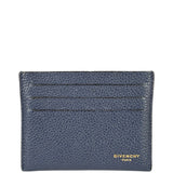 Givenchy Navy Blue Leather Card Holder