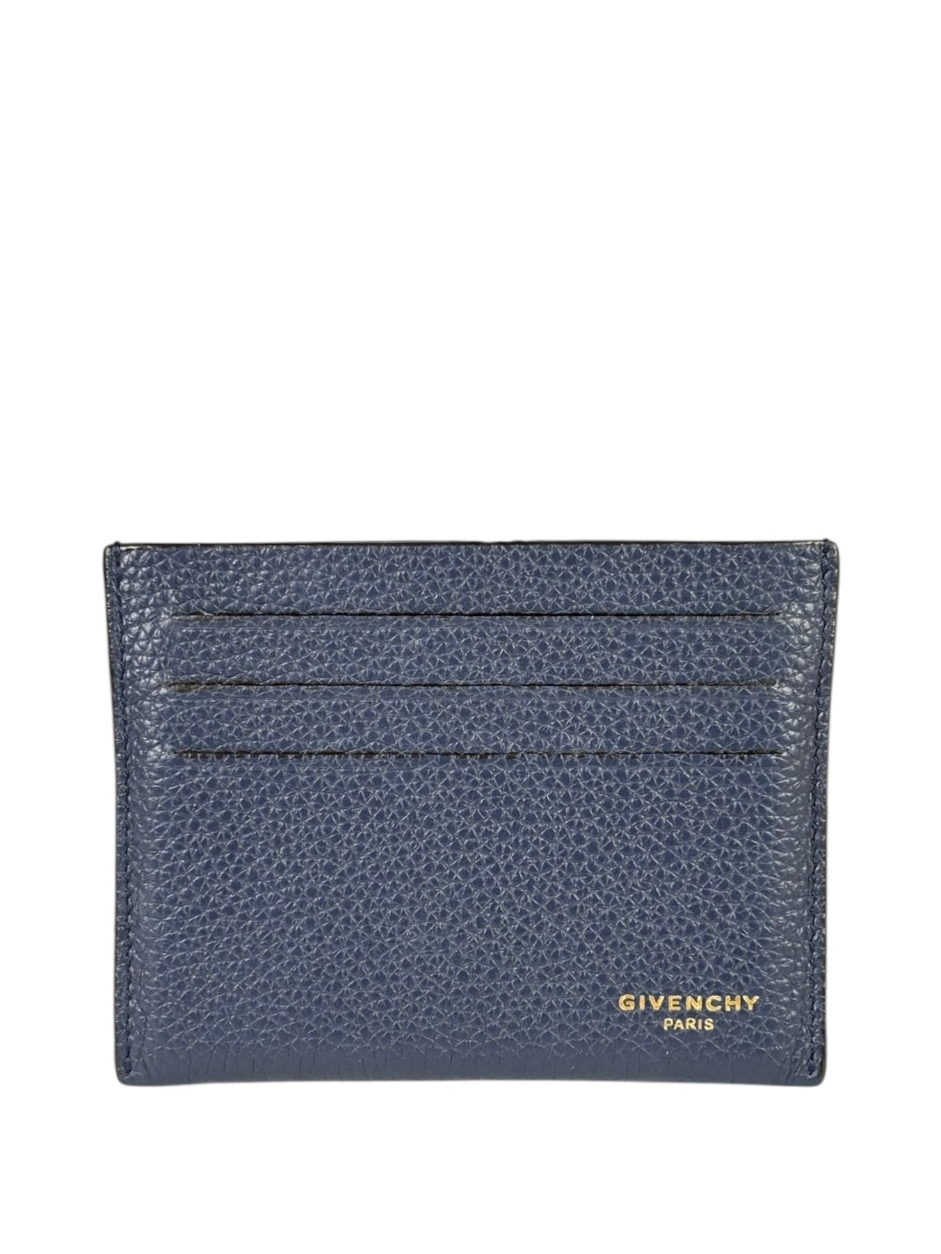 Givenchy Navy Blue Leather Card Holder