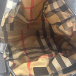 Burberry Geen Nylon/Leather Trim Buckleigh Tote Bag