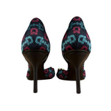 Gucci Vintage Horsebit Open Toe Pumps