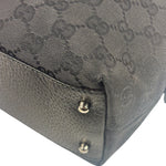 Gucci Black GG Canvas Monogram Hand Bag