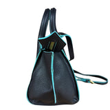 Vivienne Westwood Navy Leather Two Way Bag