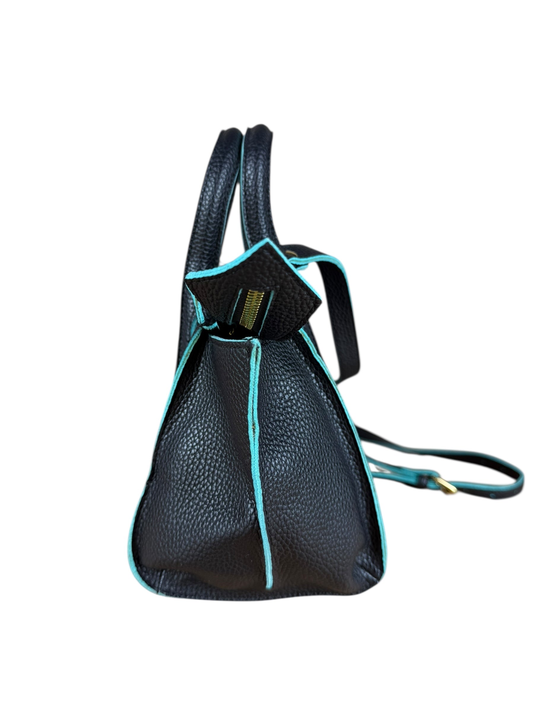 Vivienne Westwood Navy Leather Two Way Bag