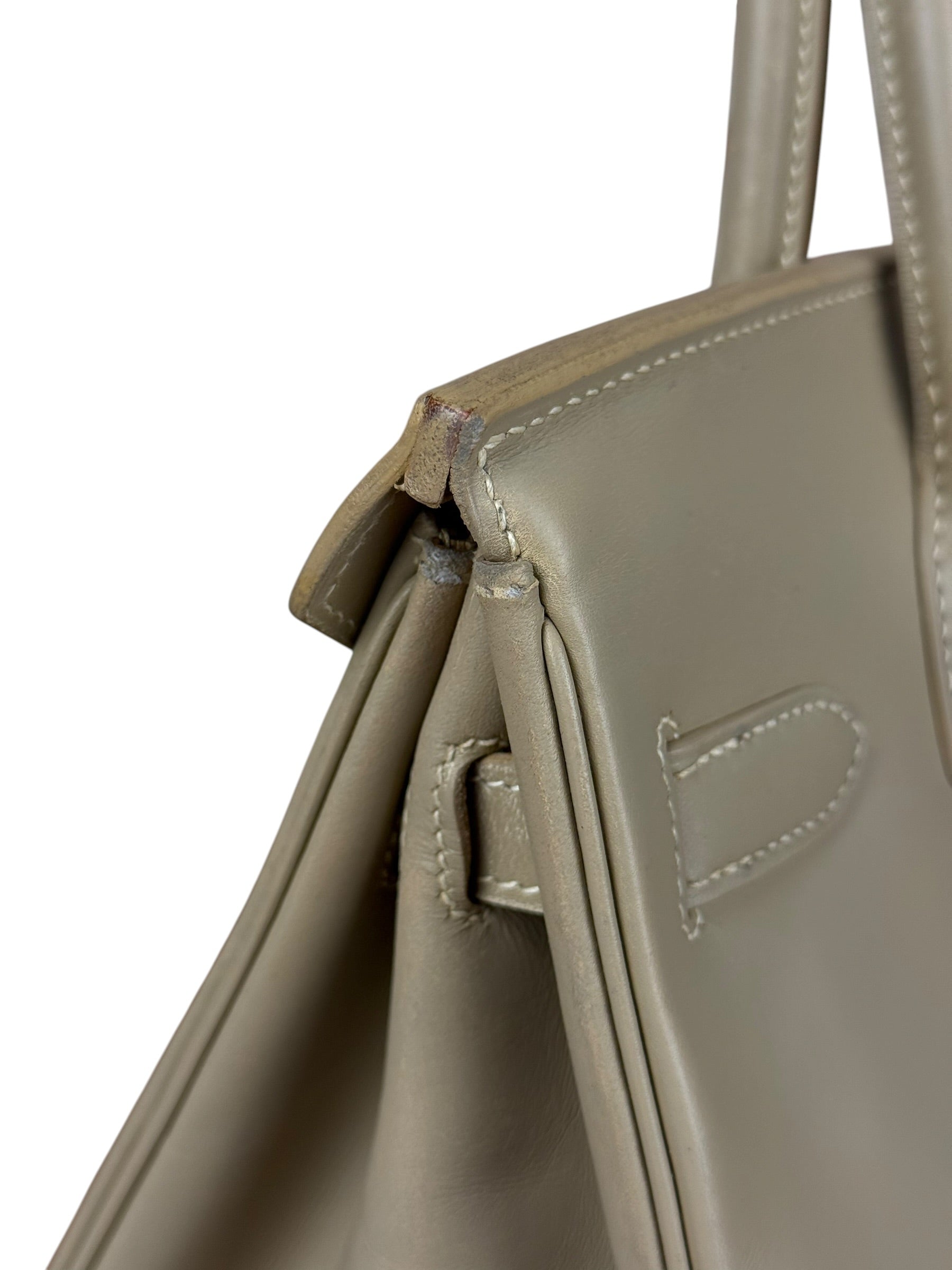 Hermes Birkin 30 Argile Box Brushed Gold 2003