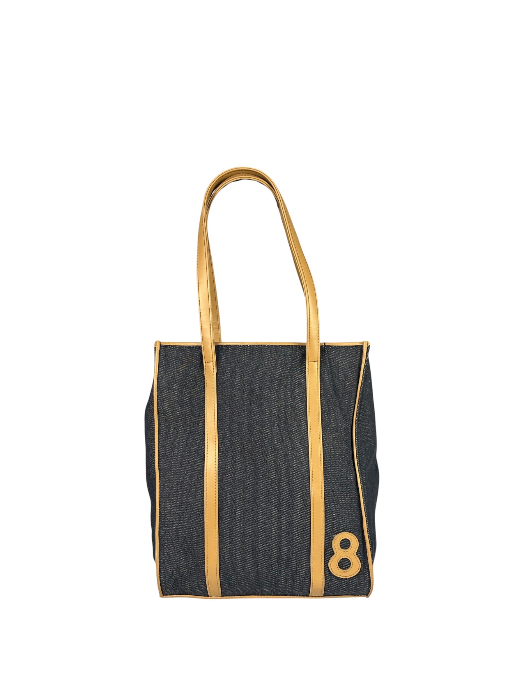 Christian Dior Beauty Parfums Denim/Leather Tote