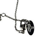 Vivienne Westwood Orb Red Diamante Heart Pendant Necklace