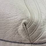 Fendi Vintage White Nappa Leather Spy Shoulder Bag