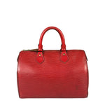 Louis Vuitton Red Epi Leather Speedy 25