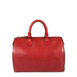 Louis Vuitton Red Epi Leather Speedy 25