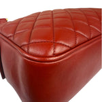 Chanel Red Quilted Leather Camera Bag 2012