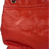 Chanel Red Quilted Leather Natural Beauty Chain Tote 2010