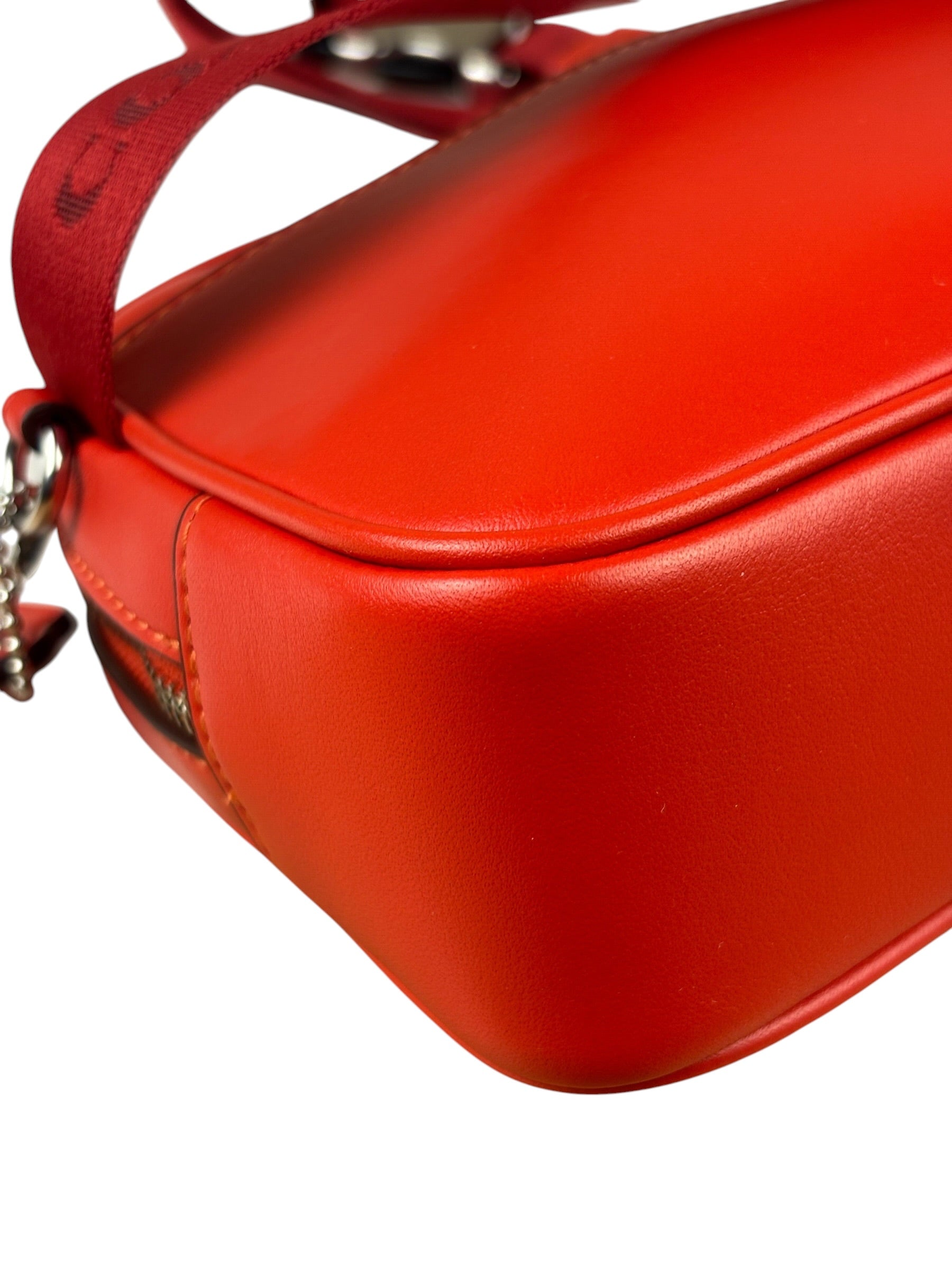 Coach Miami Red Leather Pace Belt Bag