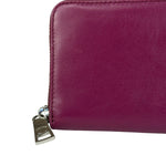 Coach Plum Long Zip Wallet