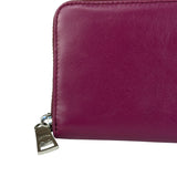 Coach Plum Long Zip Wallet