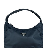 Prada Black Tessuto Nylon Mini Hobo Bag