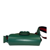 Gucci Green Leather Horsebit Shoulder Bag