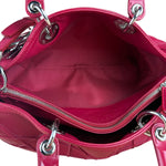 Christian Dior Red Granville Cannage 2Way Handbag
