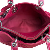 Christian Dior Red Granville Cannage 2Way Handbag