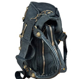 Balenciaga Black Leather Giant Gold City Two-Way Bag 21