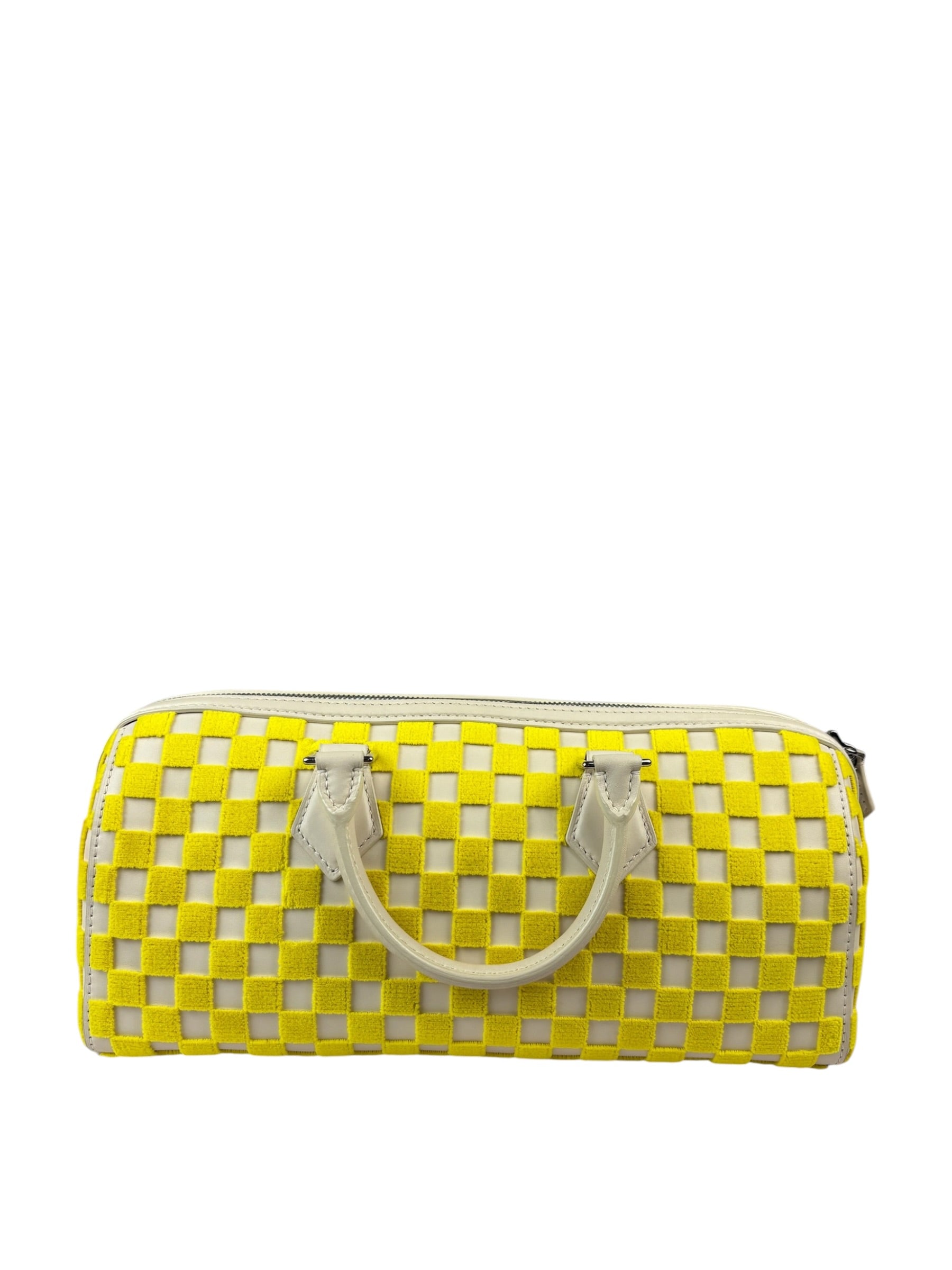 Louis Vuitton Yellow Damier Cube East/West Speedy