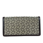 Celine Leather Trim C Sulky Shoulder Bag No Strap